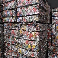 Matériau en vrac de canettes en aluminium à faible contamination, 99 % de teneur en Al, origine France, pour le recyclage, la fabrication et le traitement des métaux