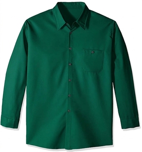 Chemise de travail pour homme à manches longues en mélange de coton respirant, impression personnalisée, uniforme de sécurité d'entreprise, vente en gros - Product Image 1