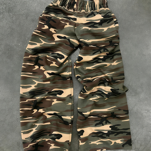 Nuevo Conjunto de 2 Piezas con Capucha, Estampado de Camuflaje, en Felpa Francesa de Poliéster/Nylon Ecológico de Alto Peso, Personalizado - Product Image 3