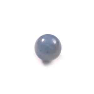 Lot en gros de 10 mm de billes rondes lisses en calcédoine bleue naturelle, sphères de guérison, pierres précieuses en vrac pour la fabrication de bijoux - Product Image 3