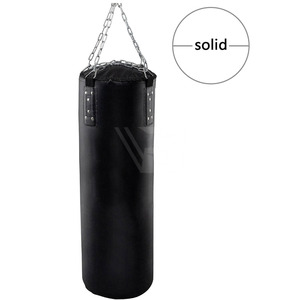 New 2026 Professional Leather Heavy Duty Durable High Quality Kick <b>Boxing</b> Punching Bags with Custom Logo Design and Sand Filling - Product Image 5