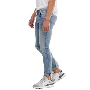 New Stylish Custom Skinny Fit Zipper Fly Tapered Leg Denim Ripped <b>Jeans</b> for <b>Men</b> - Product Image 3