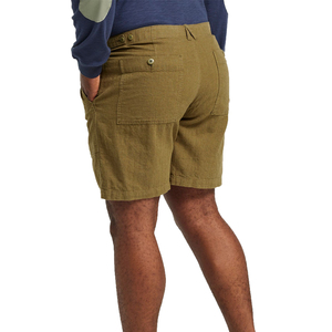 Shorts Bermuda en toile de coton écologique pour homme, couleur unie, avec poches, cordon de serrage, style décontracté, taille mi-haute, décoration à cordon - Product Image 4