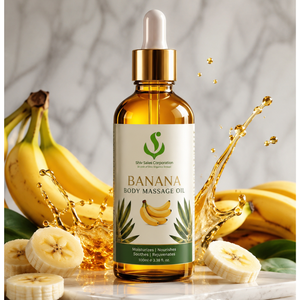 Aceite de Masaje Corporal de Plátano de Alta Pureza para Masajes Aromáticos Profesionales y Gama Premium de Cuidado Personal - Product Image 1