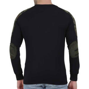 T-shirt de course à manches longues élastique pour homme - Design uni brodé, respirant, séchage rapide, pour le sport en plein air, la salle de sport et l'entraînement - Product Image 2