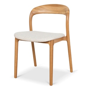 Modern Wooden <b>Dining</b> <b>Chair</b> With Natural Wood Finish indonesian furniture home furniture - Product Image 2