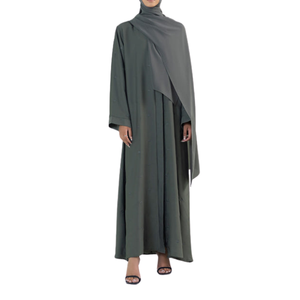 2026 High Quality Islam Fashion Women New Arrival High Quality Plus Size Long Sleeve <b>Islamic</b> Clothing Ladies Elegant Abaya - Product Image 3