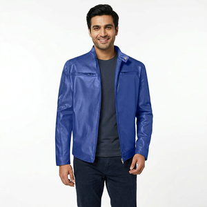Comfortable <b>Men</b> Customized Genuine Leather Jackets Breathable Latest Style Leather Jackets for <b>Mens</b> - Product Image 1