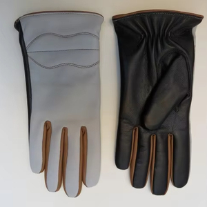 Gants d'hiver en cuir pour vélo, longueur poignet, thermiques, non doublés, décontractés, pour le cyclisme, les sports, les voyages, les sorties en plein air, l'usage quotidien - Product Image 6