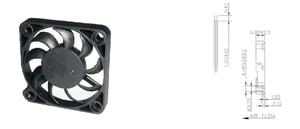 ADDA AD4006 40x40x06มม. พัดลมแกน DC - Product Image 4