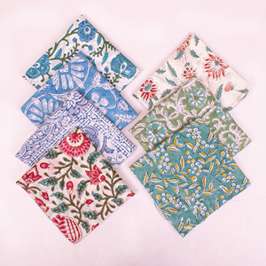 Bandana en coton coloré, écharpe bio imprimée à la main, léger foulard ou cache-cou, cadeau écoresponsable - Product Image 2