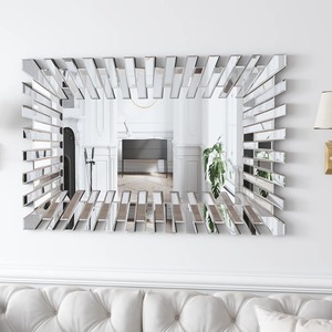 Handmade Decorative Wall <b>Mirror</b> with Wooden Frame for Living Room Bedroom Hallway and Entryway At Best Price - Product Image 3