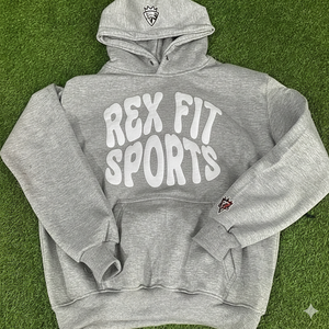 OEM Custom <b>Oversized</b> <b>Hoodie</b> 480 GSM Heavyweight Cotton <b>Fleece</b> Pullover <b>Hoodie</b> for <b>Men</b> Women - Product Image 1