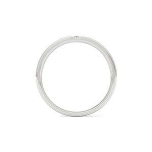 Minimalist Natural Diamond <b>Men</b>’s <b>Ring</b> in 925 Sterling <b>Silver</b> | Classic Everyday Band <b>for</b> <b>Men</b> - Product Image 6