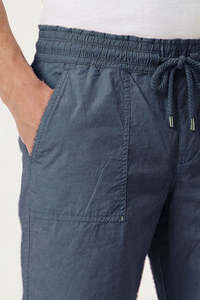 Pantalones Cortos Deportivos Ralmed para Hombre, Ecológicos, Transpirables, con Bolsillos, Cintura Elástica Media, Cierre de Botón, Color Sólido Informal, Tela Satinada - Product Image 6