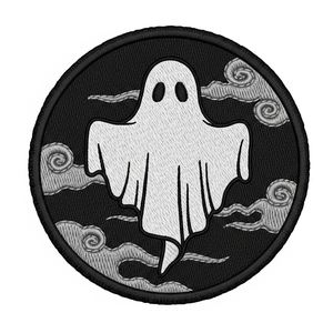 Patch brodé Crâne aux yeux verts hypnotiques, badges thermocollants pour vêtements, applique cercle néon psychédélique, étiquette personnalisée DIY pour blouson de motard - Product Image 6