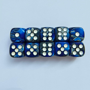 Venta Directa de Fábrica: Dados de Resina Acrílica de Tamaño Estándar para Casino, con Puntos Multicolor, Duraderos para Juegos de Mesa (Paquete de) - Product Image 6