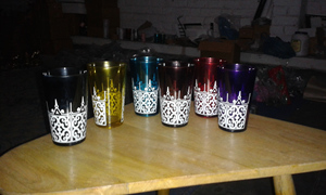 Verres à thé marocain avec boîte cadeau, ensemble de tasses à thé de luxe, impression personnalisée - Product Image 3