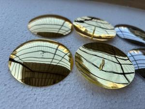 Conchos Metálicos Occidentales de 3 Pulgadas, Chapados en Oro y Plata, con Grabado Floral, con Tornillo de Fijación, para Artesanía en Cuero, Fivelas de Cinturón - Product Image 4