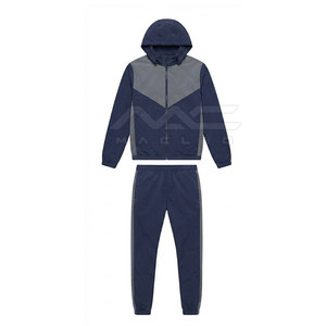 Nouveauté Hiver : Ensemble coupe-vent léger pour homme avec capuche, en tissu polyester/nylon respirant et écologique - Product Image 2