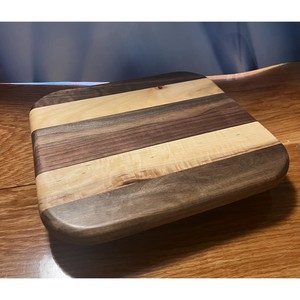 Lazy Susan Rectangular de Madera Hecha a Mano, Diseño Minimalista, Acabado Pulido con Vetas de Madera Natural, Patrón Sólido - Product Image 5