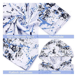 เสื้อฮู้ดแขนยาว ป้องกันแสงแดด SPF สำหรับตกปลา กิจกรรมกลางแจ้ง เดินป่า น้ำหนักเบา ระบายอากาศได้ดี แห้งเร็ว - Product Image 3