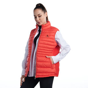 Custom Lightweight Waistcoat Warm Bubble Packable <b>Sleeveless</b> <b>Jacket</b> Plus Size Winter <b>Woman</b> Duck Down Cotton Custom <b>Jacket</b> Nylon - Product Image 2