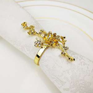 Elegantes Anillos Decorativos para Servilletas de Mesa, Ideales para Ocasiones Festivas, Bodas y Decoración de Hogar de Lujo - Product Image 2