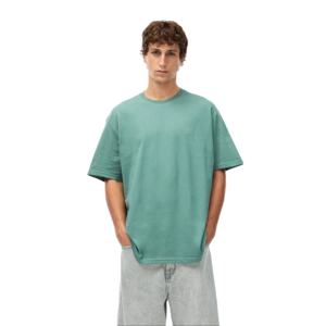 Camiseta de Manga Corta para Hombre, 200 g, Cuello Redondo, Color Sólido, Estilo Simple, Holgada, Informal, Diseño Liso, en Oferta - Product Image 1