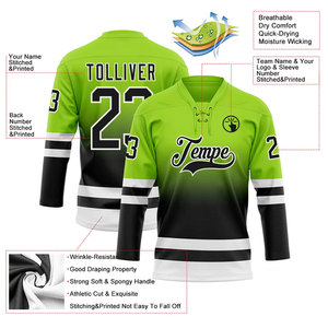 Custom Design Printed <b>Ice</b> Hockey Jersey New Style <b>Ice</b> Hockey Jersey Breathable Custom Fashion OEM Cheap Price Quick Dry - Product Image 5
