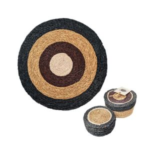 Handmade Jute Braided Placemat Round Table <b>Runner</b> Kitchen Dining Decor Rustic Heat Resistant Natural Woven Place Mat Placemat - Product Image 3