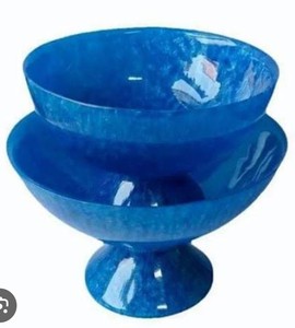 Tazón para Servir Ensalada de Frutas, Hecho a Mano, de Resina Pulida, Moderno, Ecológico, con Aspecto de Mármol, Ligero, para Bodas, Fiestas y el Hogar - Product Image 6
