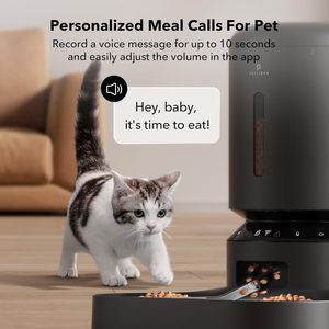 PETLIBRO Comedero Automático para 2 Gatos, Dispensador de Comida para Gatos con WiFi 5G y Alimentación Remota por Aplicación, Comedero Automático para Perros con Temporizador de 5L - Product Image 3