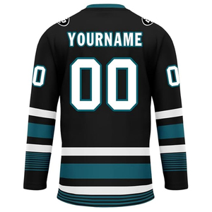 Maillot de hockey sur glace personnalisé, fournisseur OEM, vente en gros aux États-Unis, uniforme de hockey d'équipe personnalisé, broderie de logo, vêtements de sport en gros, 100% rapide - Product Image 4