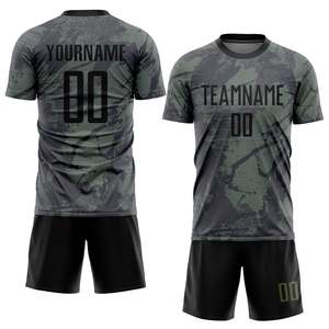เสื้อเจอร์ซีย์แขนสั้นน้ำหนักเบาระบายอากาศเป็นมิตรกับสิ่งแวดล้อมชุดฟุตบอลออกแบบได้ตามต้องการ - Product Image 6