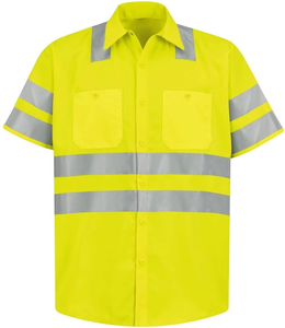 Polo de sécurité personnalisé en polyester 100 % réfléchissant haute visibilité - Product Image 5