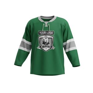 Camisetas de Hockey sobre Hielo Personalizadas de la Mejor Calidad con Bordado, Transpirables y de Secado Rápido, Colores Personalizados, Impresión por Sublimación Más Económica - Product Image 3