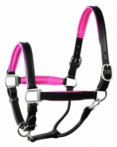 Cabezalera de cuero premium para caballo con acolchado de cuero suave de color y herrajes de hierro, zinc o latón, fabricante de la India. - Product Image 3