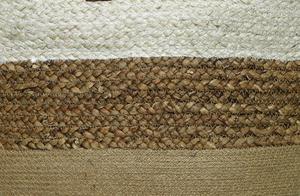 Sac fourre-tout messager bohème personnalisé 2026 pour femme, écoresponsable, fait main en coton et jute avec poignée en cuir, idéal pour les voyages, la plage et la mode - Product Image 2