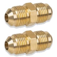 Raccords de précision en laiton à raccord évasé 1/4" 3/8" Filetages SAE NPT/BSPT Classe basse pression 150 Filetage à l'inglet OEM Personnalisable pour