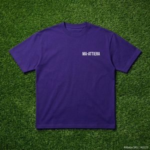 Men's T Shirt Purple Text Graphic Crew Neck Short Sleeve Oversized Fit Casual <b>Tshirt</b> Streetwear Clothes T Shirt - Product Image 6