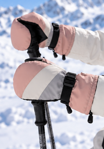 Mitaines de ski imperméables personnalisées avec doublure chaude pour le sport et les commandes en gros, mitaines de neige noires pour hommes et femmes - Product Image 5