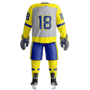 Nuevo Conjunto de Uniforme de Hockey sobre Hielo Hecho a Mano, Venta Especial, Fabricante OEM, Jersey y Pantalones para Equipo - Product Image 6
