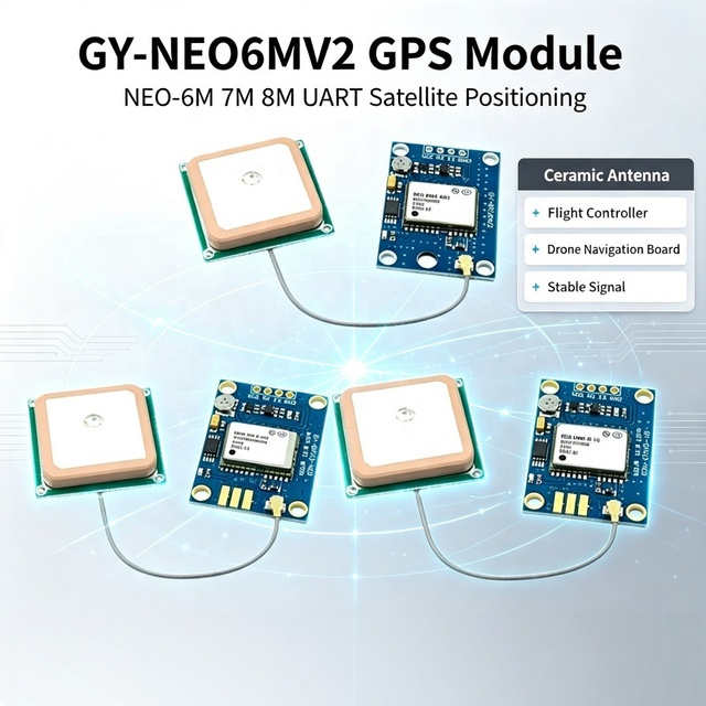 FYX GY-NEO6MV2 NEO-6M 7M 8M 9M GPS Module UART Satellite Positioning Ceramic Antenna Flight Controller Drone Navigation Board