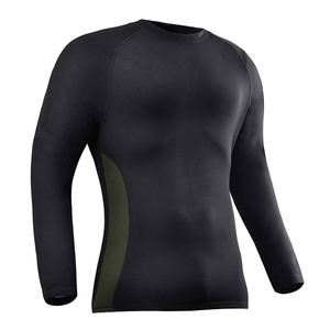 Ensemble de vêtements de sport pour hommes personnalisés, vêtements de fitness, vêtements de yoga, vêtements de jogging en plein air, ensemble de compression ajusté réversible - Product Image 4