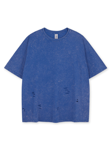 เสื้อยืดโอเวอร์ไซส์สไตล์วินเทจ Y2K ล้างสีแบบแอซิดวอช สำหรับผู้ชาย เสื้อยืดสตรีทแวร์ ล้างสีแบบมิเนอรัลวอช เสื้อยืดทรงหลวมสำหรับเด็กผู้ชาย เสื้อแบรนด์หรู - Product Image 5