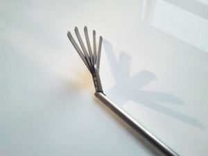 Rétracteur à éventail chirurgical Hosanna en acier inoxydable, laparoscopique, 5 mm, 10 mm, pour la chirurgie générale, réutilisable - Product Image 2