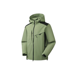 Veste softshell d'hiver pour homme, imperméable, coupe-vent, à capuche, pour la randonnée, le camping, le trekking, la pêche, la chasse, les voyages, l'aventure, chaude - Product Image 1