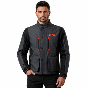 Veste Softshell de Course Professionnelle pour Hommes, Respirante, Imperméable, Coupe-Vent, % Polyester, Sport de Plein Air, Motorsport, Coupe Ajustée, Performance - Product Image 2