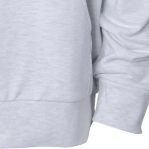 Sweat-shirt à capuche mi-lourd 280 g/m² pour homme, couleur gris chiné, en molleton de coton premium, personnalisable avec logo, OEM ODM, vêtements de sport décontractés - Product Image 5
